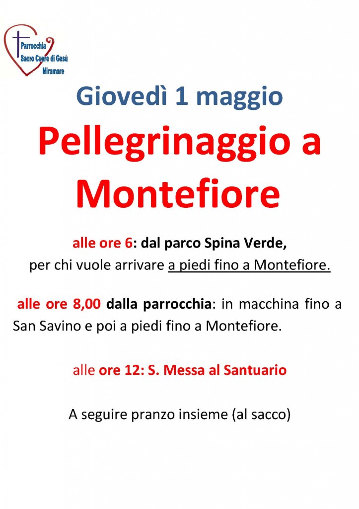 Montefiore_pellegrinaggio a piedi_Giovedì 1 maggio